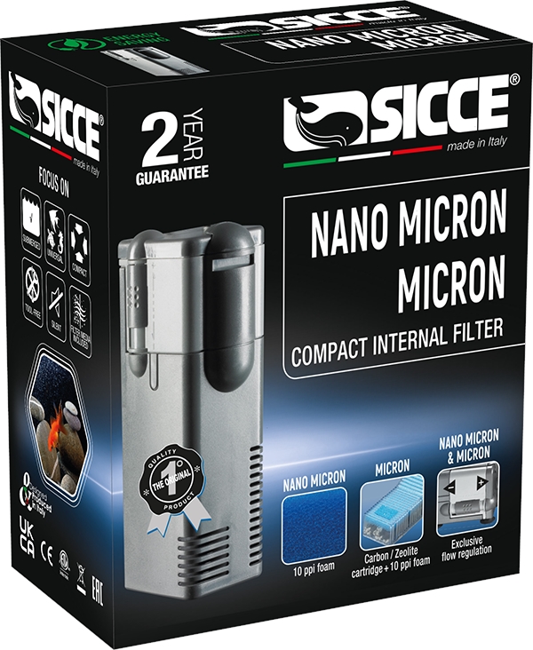 SICCE Micron vnitřní filtr do 75 l