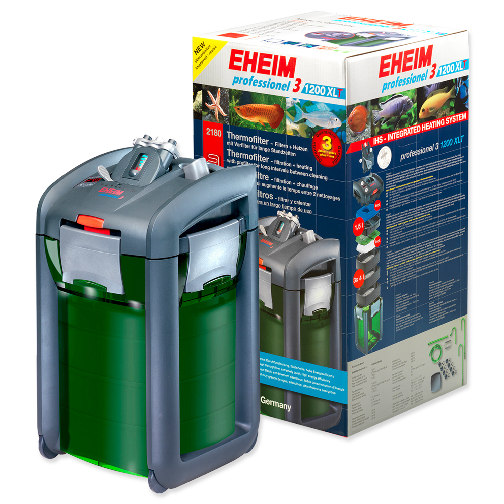 Filtr EHEIM professionel 3 1200XLT vnější, THERMO, s náplní 1700l / h