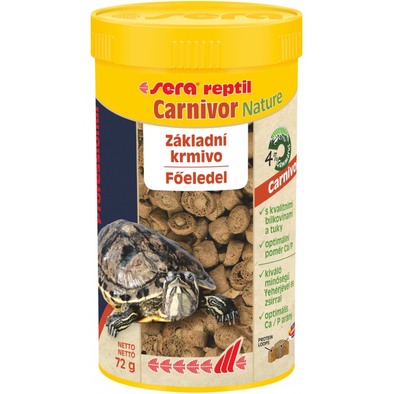 sera reptil Carnivor Nature 250 ml