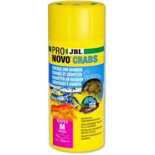 JBL Krmivo ProNovo Crabs Wafer M, 250 ml